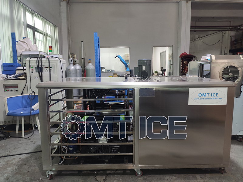 Máquina de bloco de gelo OMT 1T para Zâmbia 1