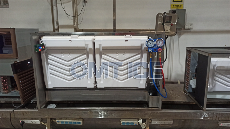 OMT 1000KG Cube Ice Machine sent to Peru-2