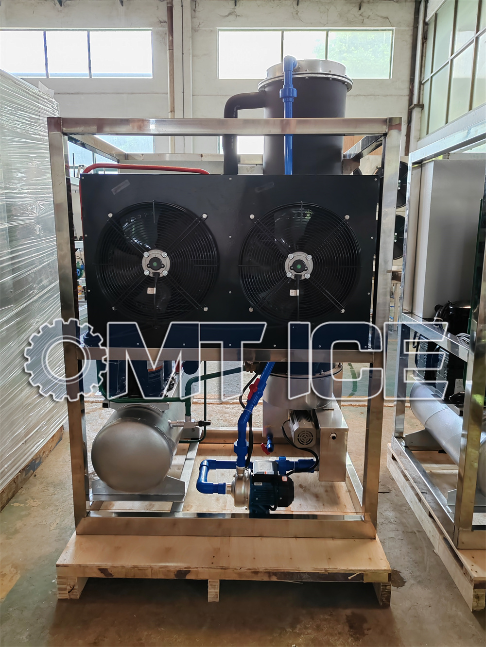 OMT 1Ton Tube Ice Machine Single Phase Power to Philippines-2