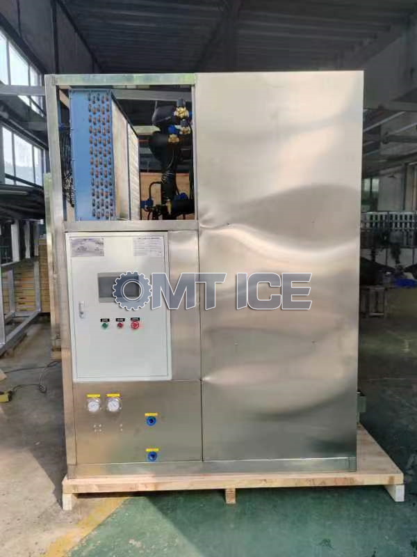 OMT 1ton Industrial Cube Ice Machine to NG (1)