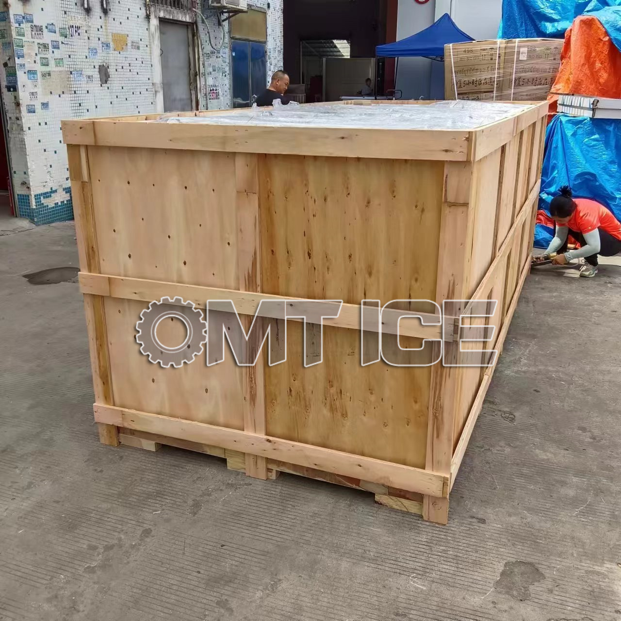 OMT 2Ton Ice Block Machine to Mexico-6