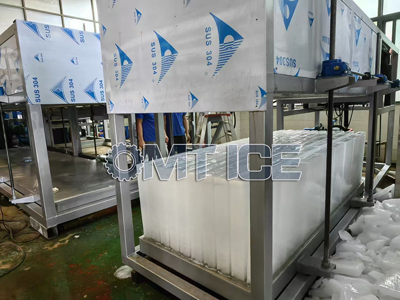 OMT 6Ton Direct Cooling Ice Block Machine Project to Haiti-2 拷贝